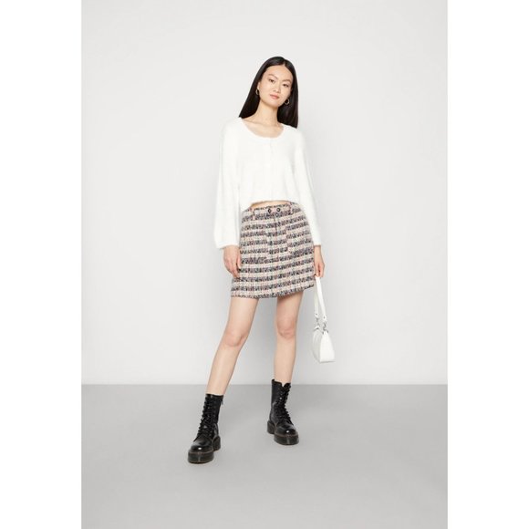 Scotch & Soda NWT Special Tweed Mini Skirt in Combo size Large - Picture 8 of 9